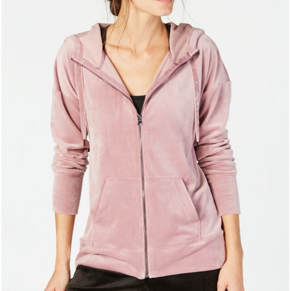 " SALE "Ideology Velour Zip Hoodie